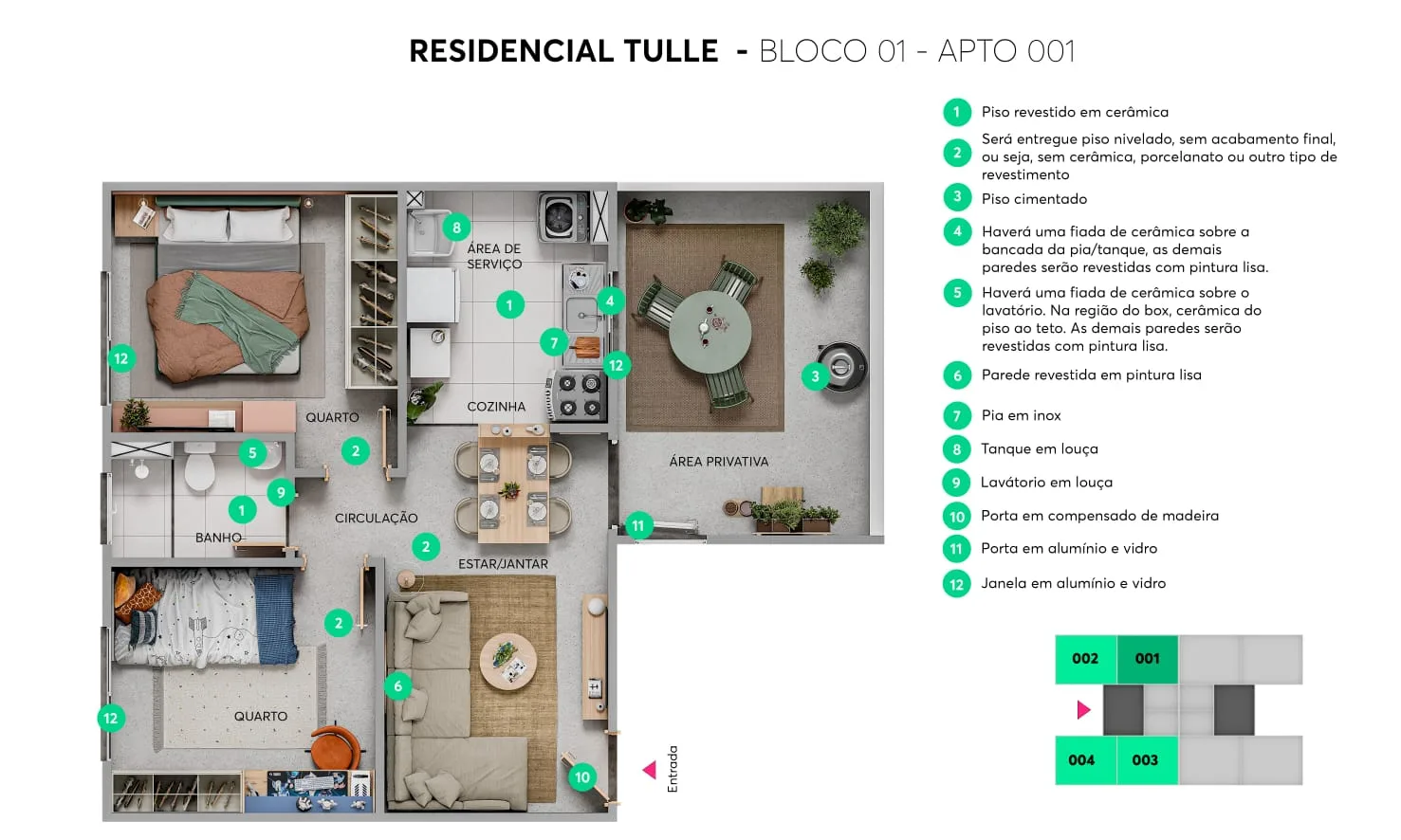 Plantas — RESIDENCIAL TULE